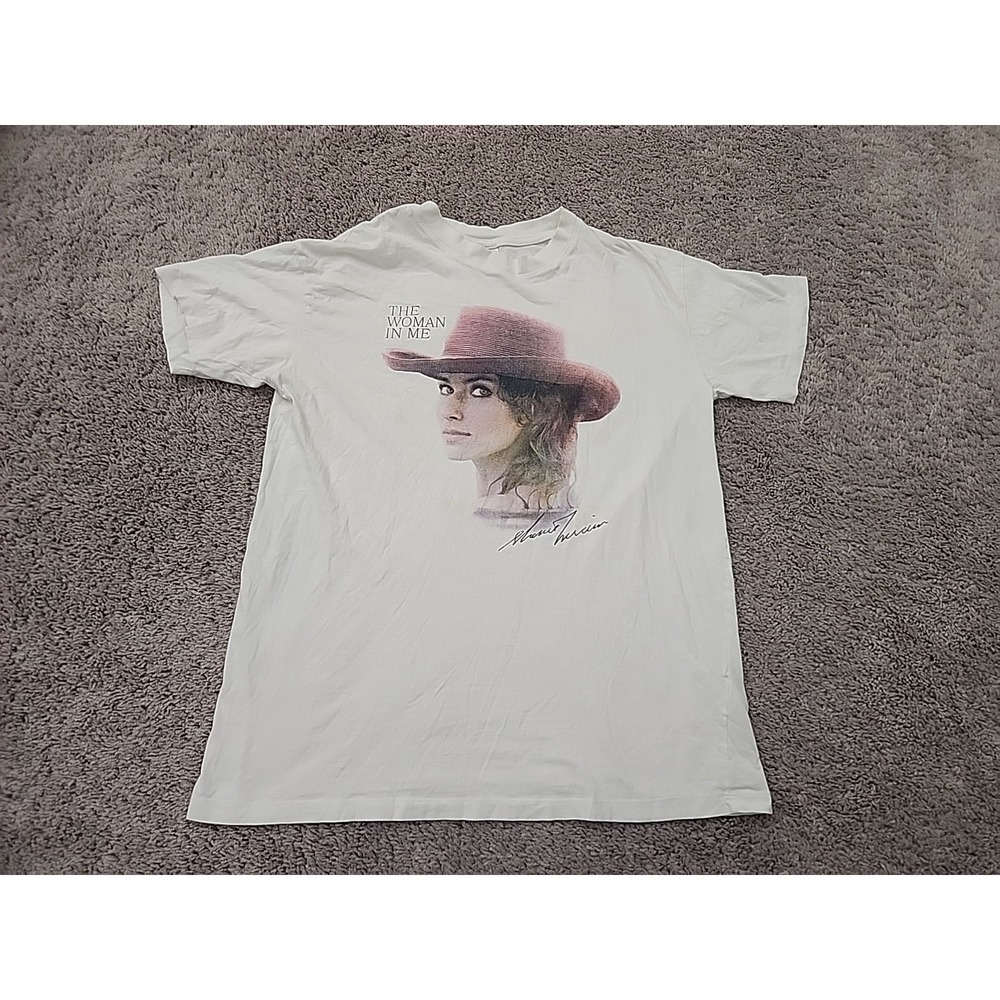 Shania Twain The Woman In Me Womens S Cotton On Boyfriend Tee White 90s Y2k